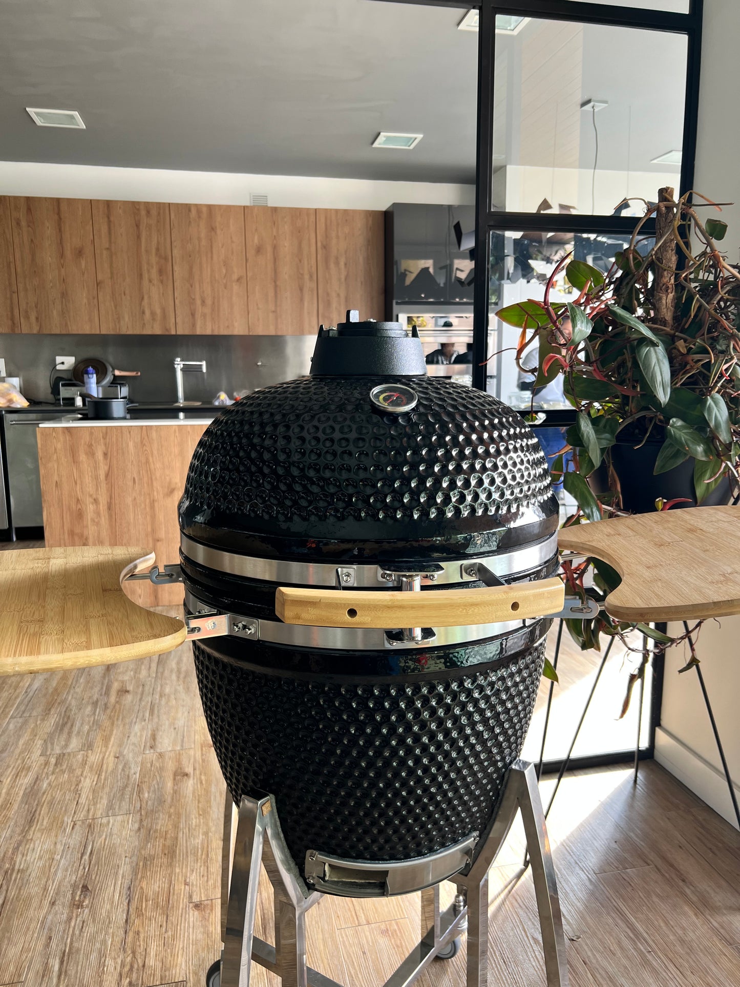 KAMADO diametro 21 pulgadas (asador, horno y ahumador)