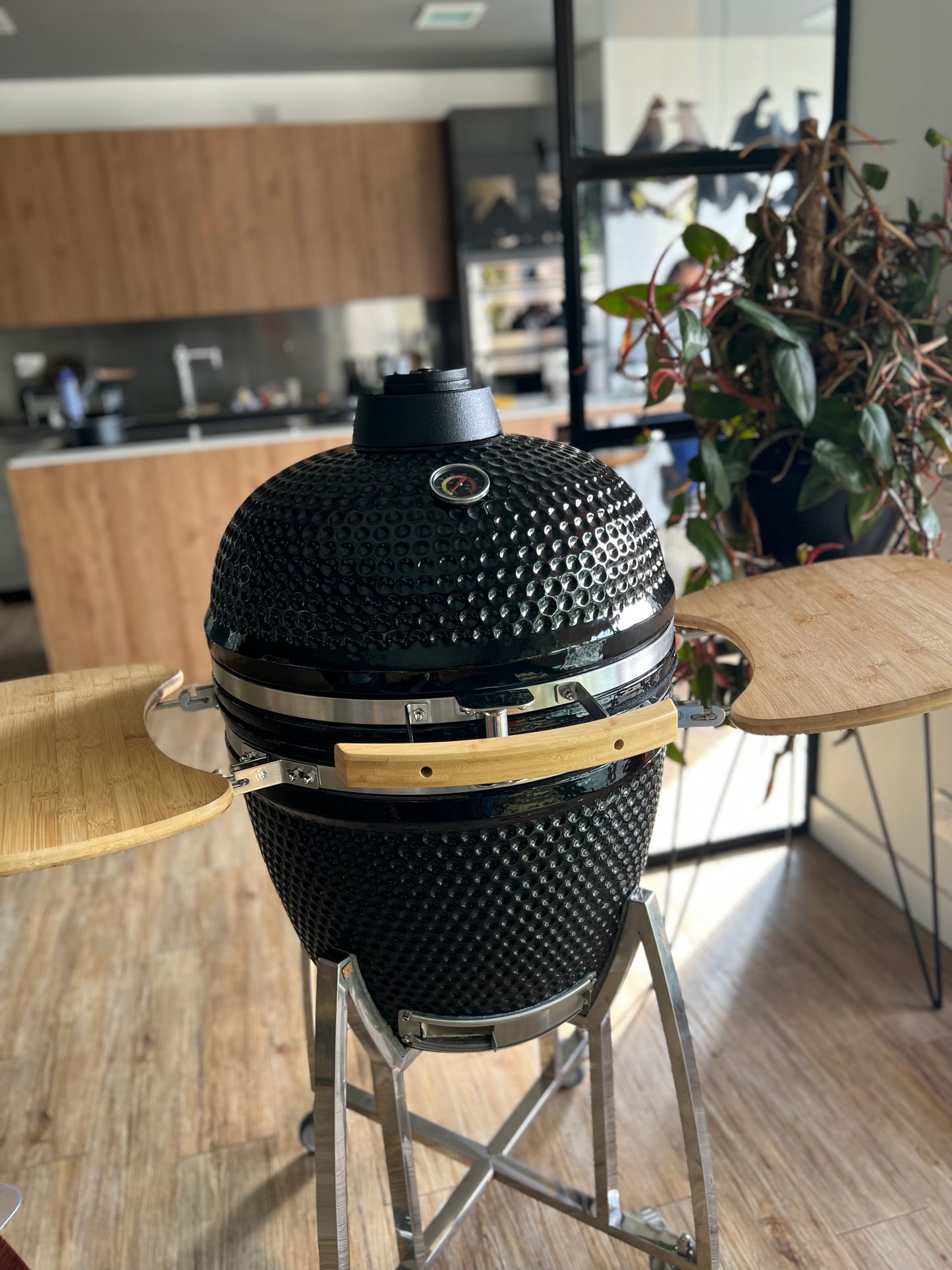 KAMADO diametro 21 pulgadas (asador, horno y ahumador)