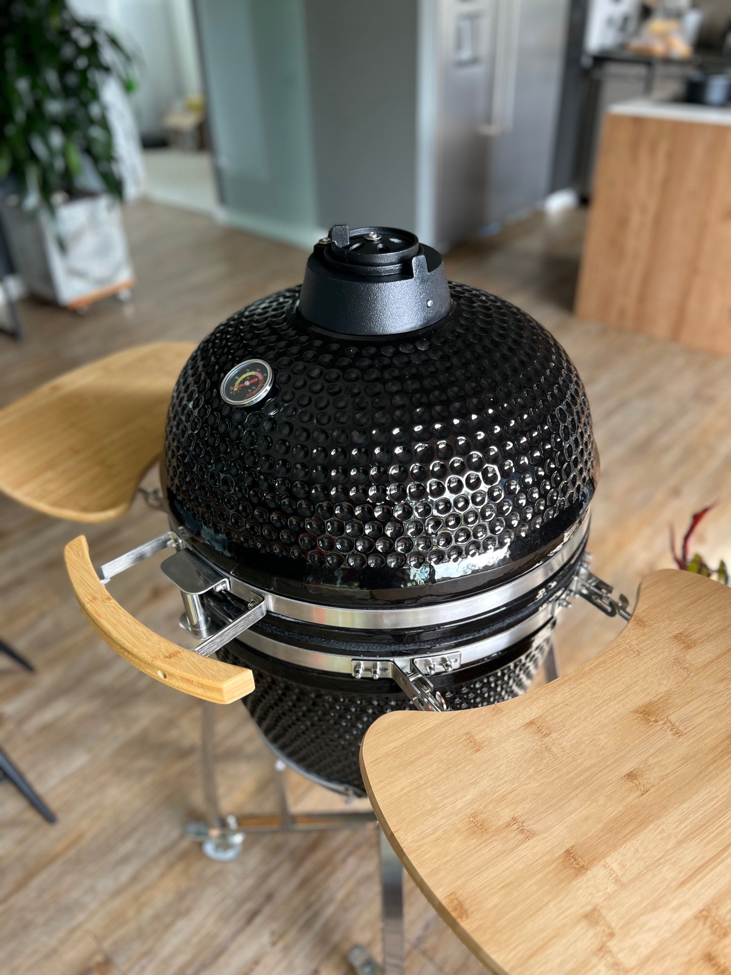 KAMADO diametro 21 pulgadas (asador, horno y ahumador)