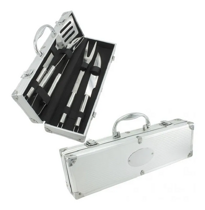 SET DE 4 UTENSILIOS PARA ASADO