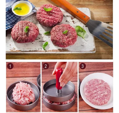 MOLDE MANUAL PARA HAMBURGUESAS