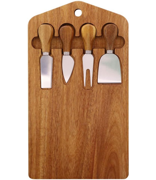 Cheese board with accessories