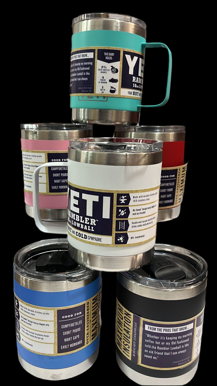 Vaso yeti, mantiene la temperatura de sus bebidas por más de 6 horas