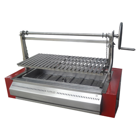 ASADOR INOXIDABLE A CARBON EMPOTRAR