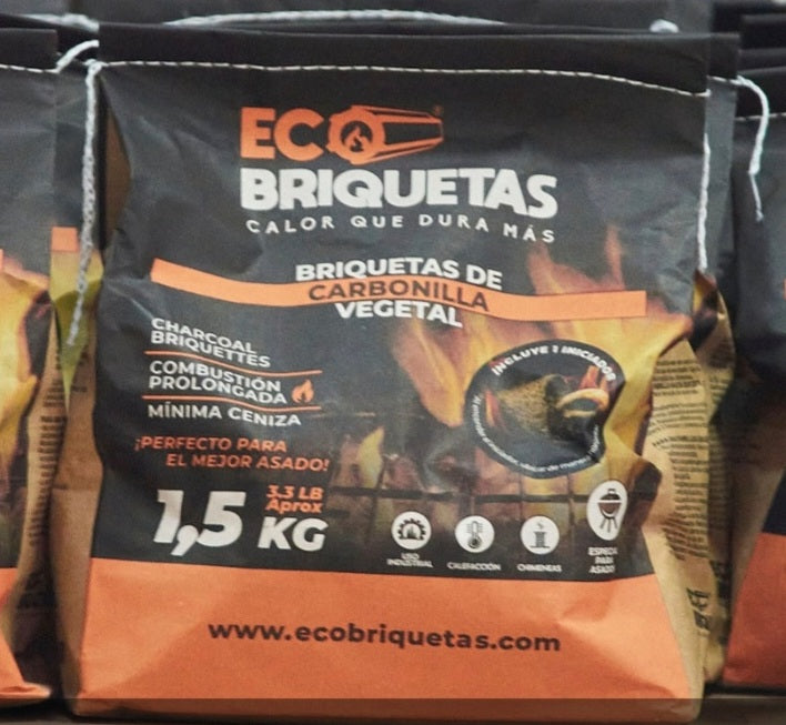 BRIQUETAS (Carbon vegetal prensado)